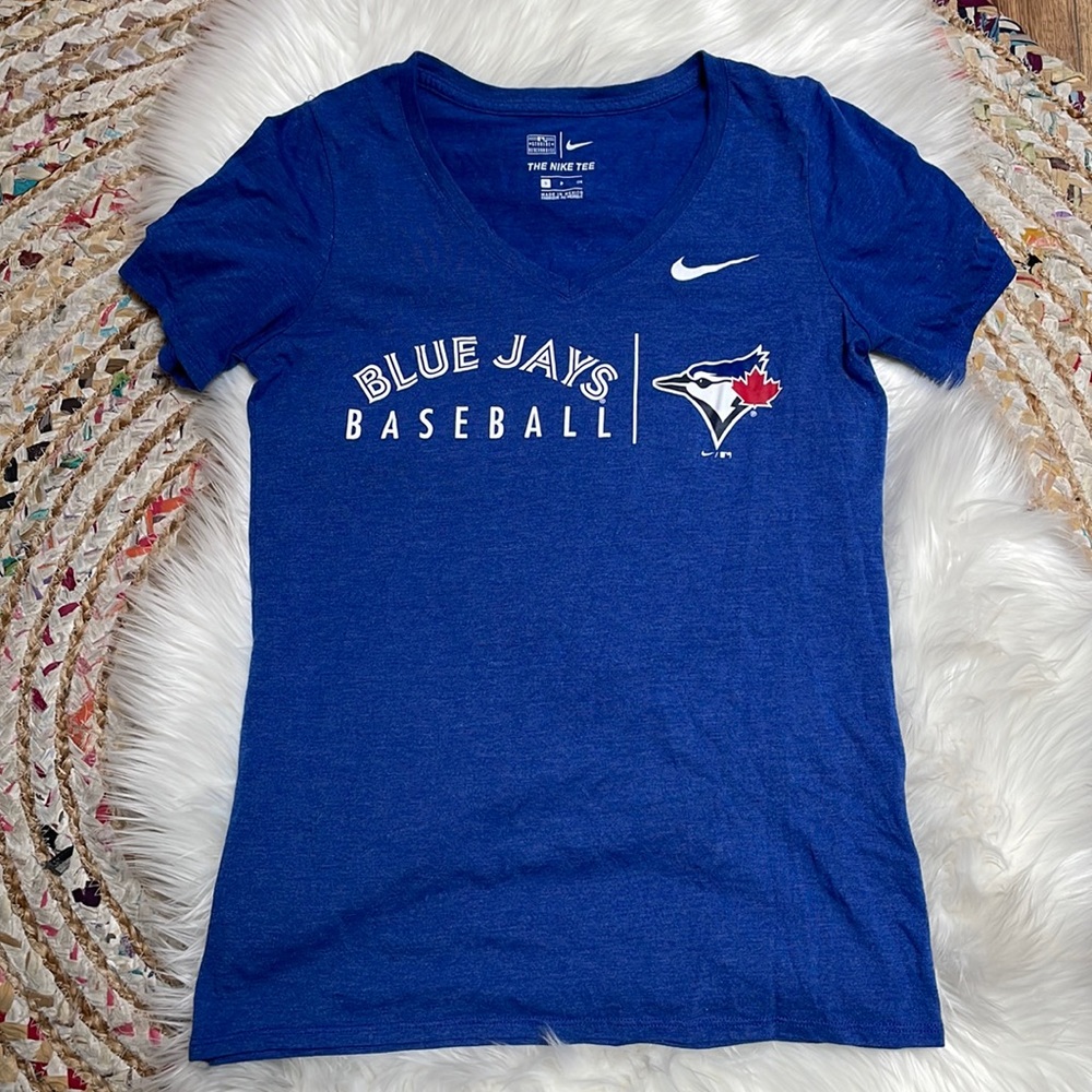 Genuine Toronto Blue Jays V-Neck T-shirt - Size Small